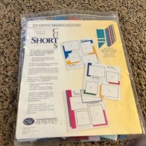 Creative Memories Short Cuts 200 plus Geometric Shapes opened